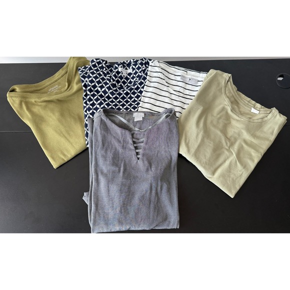 Chico's Tops - Chicos Womens Tops Lot of 5 Size 0 00 XS Travelers Ultimate Tee Cotton Blouses